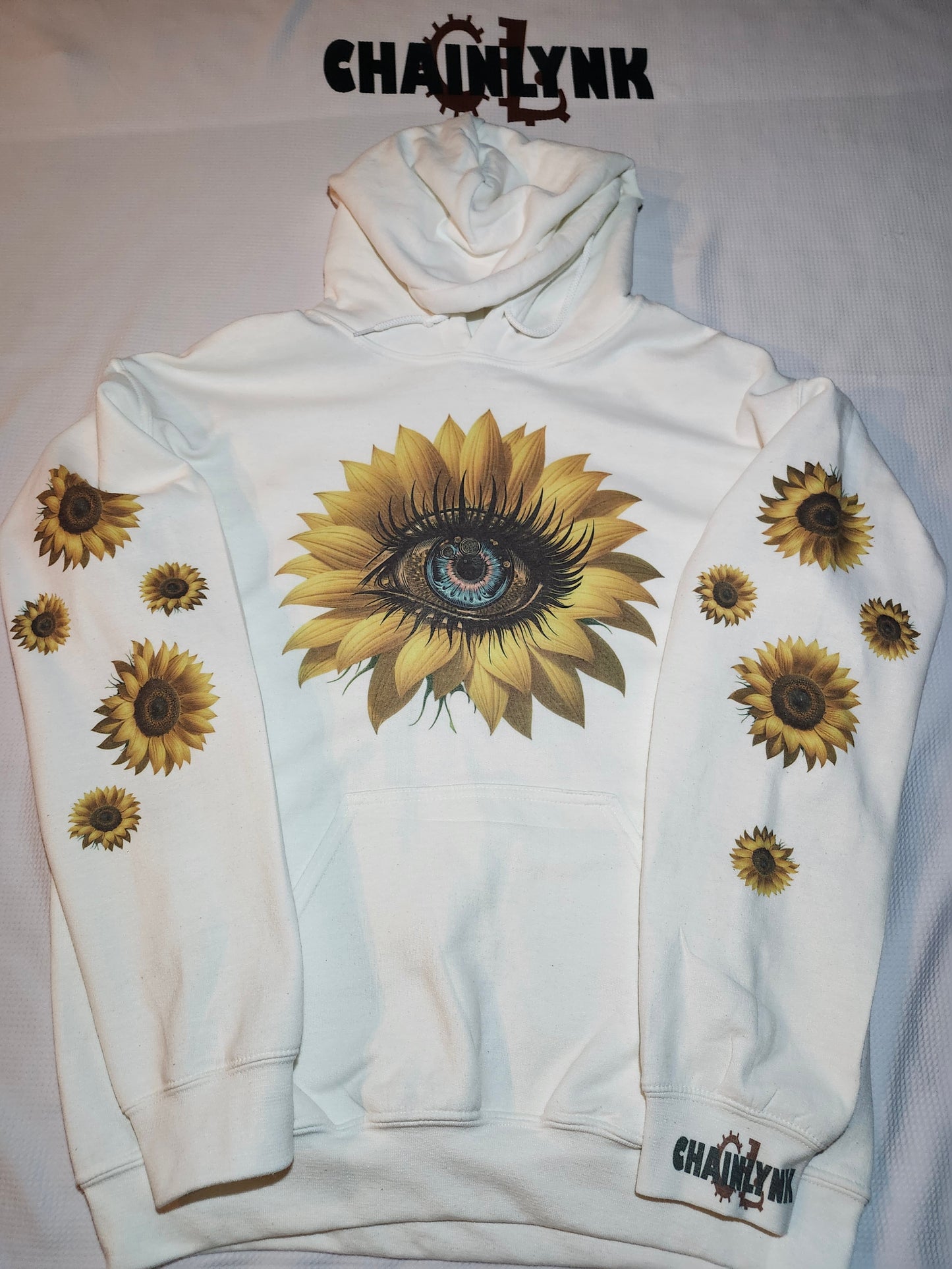 HOODIE-SUNFLOWER  SUBLIMATION PRINT